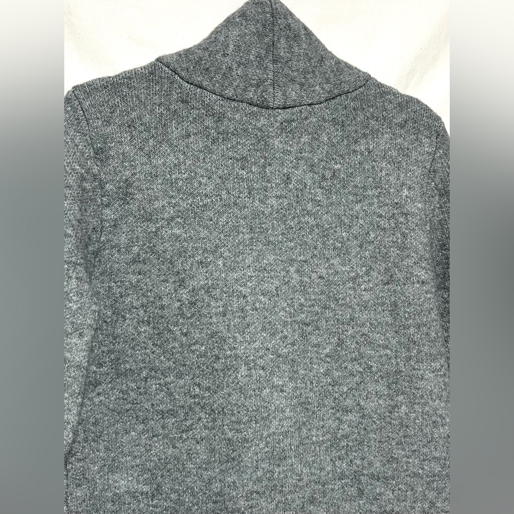 Ann Taylor Long Snap Front Thick Knit Cardigan Sweater Coat Outdoor Cozy Winter - Picture 8 of 10